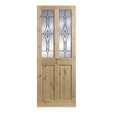 4 Panel Frosted Glazed Internal Door
