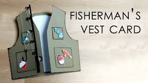 Download Tutorial Template Fishing Vest Card Youtube