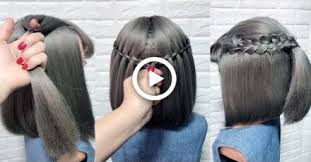 Cute Little Girls Hairstyle Tutorials Easy Hairstyles For Short Hair Part 2 Short Hair Styles Easy Little Girl Hairstyles Cute Little Girl Hairstyles