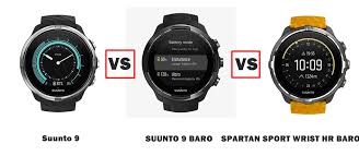 Suunto spartan ultra all black titanium. Suunto 9 Vs 9 Baro Vs Spartan Sport Wrist Hr Baro Amber What S The Difference
