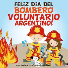 Día del bombero voluntario argentino. Feliz Dia Del Bombero 2 De Tarjetas Imprimibles Facebook