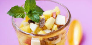 Salade De Fruits Au Miel Et A La Cardamome Recettes Recette Salade De Fruits Recette Recette Salade De Fruits