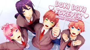 MMD】Doki Doki Forever! (MALE VERSION) - Cover by Caleb Hyles [DDLC] -  YouTube