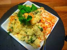 In a large bowl, combine the lemon juice, onion, garlic, 1/2 teaspoon salt and 1/4 teaspoon pepper and let stand while you pull together the rest of the dish. Lemon And Mint Couscous Youtube