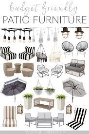 Budget Friendly Patio Furniture Ideas We Re The Joneses In 2020 Affordable Outdoor Furniture Backyard Furniture Resin Patio Furniture