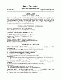 teacher objectives resume