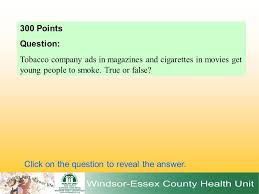 Apr 01, 2021 · a comprehensive database of more than 19 smoking quizzes online, test your knowledge with smoking quiz questions. Tobacco Jeopardy Windsor S Fastest Growing Quiz Sensation Test Your Butt Knowledge Ppt Download