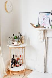 A Bar Cart Tour Kate La Vie Ikea Bar Bar Cart Decor Living Room Bar