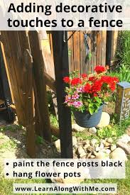 Check spelling or type a new query. 15 Ways To Improve The Look Of Your Wooden Fence Without Painting The Whole Thing Learn Along With Me