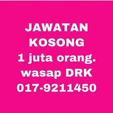 Pelbagai kerja kosong swasta, part time, freelance, full time & internship terkini. Pin Auf Jawatan Kosong