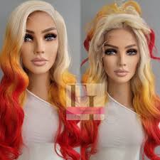 3 tone Human Hair HD lace front wig