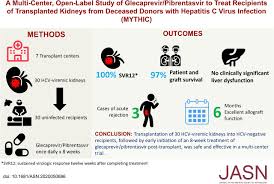 Гепатит е 27 июля 2020 г. Multicenter Study To Transplant Hepatitis C Infected Kidneys Mythic An Open Label Study Of Combined Glecaprevir And Pibrentasvir To Treat Recipients Of Transplanted Kidneys From Deceased Donors With Hepatitis C Virus Infection American