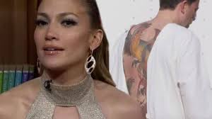 Marc anthony declaró amor eterno a jlo. Jennifer Lopez Slams Ben Affleck S Massive Phoenix Tattoo As Awful Irish Mirror Online