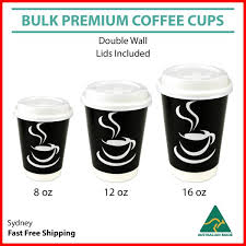 Maybe you would like to learn more about one of these? Disposable Coffee Cups 8oz 12oz 16oz Takeaway Paper Double Wall Take Away Bulk Ebay