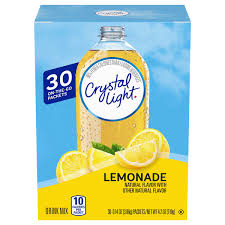How much sodium is in crystal light lemonade naturally flavored powdered drink mix? Save On Crystal Light On The Go Drink Mix Lemonade 30 Ct Order Online Delivery Giant