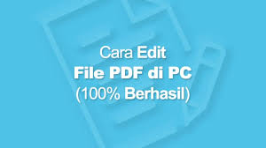 Kompres file pdf untuk mendapatkan kualitas pdf yang sama tetapi dengan ukuran file yang lebih kecil. Cara Mengedit Pdf Di Komputer Pasti Berhasil Gratis