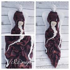 Wandengel Auf Bestellung Engel Wandengel Weihnachten Bordeaux Dekoideen Deko Dekoration Powertex Handarbeit Handmade Verkaufen