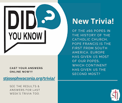 Please, try to prove me wrong i dare you. St Joseph Catholic Community New Trivia Is Waiting For Your Guess Https Stjosephwaconia Org Trivia Last Week S Questions Answers Question 1 On Which Mountain Did The Transfiguration Occur Amazing 85 Of The Answers Cast