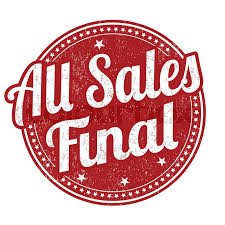 All sales final grunge rubber stamp on ...