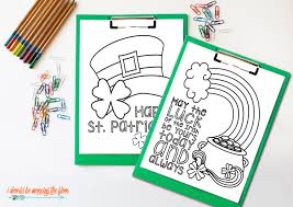 Teach your child how to identify colors and numbers and stay within the lines. Free Printable St Patrick S Day Coloring Pages I Should Be Mopping The Floor
