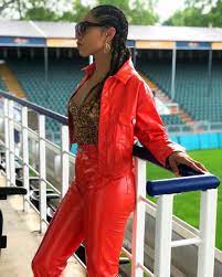 Pin By Arkhamnatic Arts On Jaz Karis Red Leather Jacket Fashion Leather Jacket