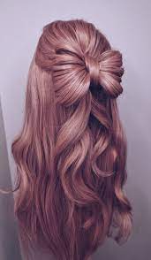 Bridal Hair Cute Down Hairstyles Bridal Hair Half Up Bow Hairstyle Tutorial