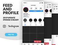 Maybe you would like to learn more about one of these? Free Instagram Feed And Profile Psd Ui Iphonex Ready On Behance