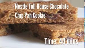 Toll house pan cookie recipe. Nestle Toll House Chocolate Chip Pan Cookie Recipe Youtube
