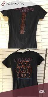 Coldplay Mylo Xyloto 2012 Tour Shirt Never Worn Women S Size Medium Fits More Like A Small Condition Very Good Pre Owned Condition Tops Tees Short Sl