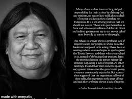 As an Indian Act Chief I know—but never worked with—once said “you don't  bite the hand that feeds you”! I think that pretty much sums up the  dependency part of how the