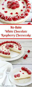 No Bake White Chocolate Raspberry Cheesecake Recipe Dessert Recipes Easy Chocolate Raspberry Cheesecake White Chocolate Raspberry Cheesecake