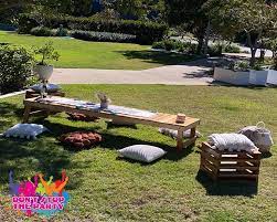 Pallet Picnic Tables Boho Picnic Table Hire Don T Stop The Party