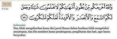 Select qari qari 1 qari 2 qari 3 qari 4. Mike Reinaldy Q S An Nahl Ayat 78 Tentang Manusia Dan Facebook