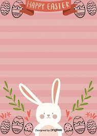 Fundo De Ovo De Coelho De Fita Bonito Dos Desenhos Animados De Pascoa Easter Backgrounds Easter Cartoons Easter Clipart