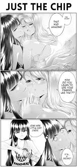 Rule 34 - 2girls After Sex Band Shirt Black And White Chips (food) Comic  Fingering Grs- Humor Light Blush Pringles Tagme Yuri | 6762804