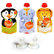 Gourde Souple Bebe Reutilisable Pour Compote Puree Gourde Repas Bebe Enfant