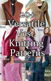 Maybe you would like to learn more about one of these? Knitting Patterns For Versatile Vests Most Patterns Are Free Knit Vest Pattern Knit Vest Pattern Women Knit Vest Pattern Free
