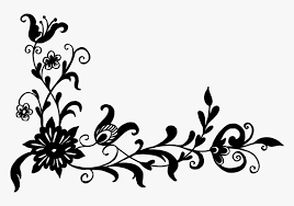142 free vector graphics of corner. Floral Corner Black White Png Transparent Png Transparent Png Image Pngitem