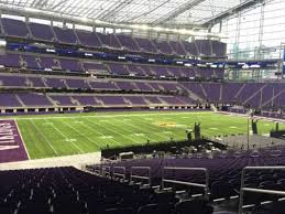 U S Bank Stadium Section 113 Home Of Minnesota Vikings