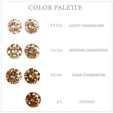 champagne diamond color chart ramshackle glam