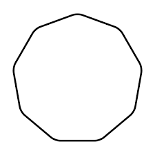 The octagonal shape is used as a design element in architecture. Octagon Shape Outline Ad Paid Sponsored Outline Shape Octagon Mirror Illustration Octagon Geometry Clipart