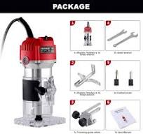 Fresatrice Verticale Elettrica,Fresatrice per taglierina manuale per  legno,Trimmer portatile,fresatrice per legno multifunzionale professionale  per la ...