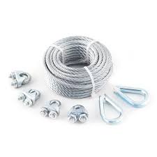 Maybe you would like to learn more about one of these? Everbilt 1 8 Inch X 3 16 Inch X 50 Ft 7x7 Vinyl Coated Aircraft Cable With 4 Wire Rope Cl The Home Depot Canada