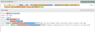Regular Expression To Find Urls Within A String Stack Overflow