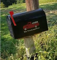 Check spelling or type a new query. Old Truck Mailbox Decal