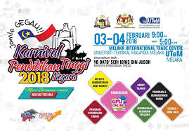 Karnival pendidikan tinggi 2018 akan berlangsung bermula daripada bulan januari hingga bulan april 2018. Jom Ke Karnival Pendidikan Tinggi Negara Universiti Pendidikan Sultan Idris Facebook