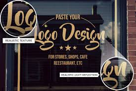 Storefront Shop Mockup Bundle Logo Mockup Storefront Signs Branding Template