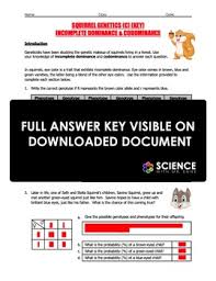 Punnett square worksheet answer key + my pdf collection 2021 punnett square practice worksheet with answers just like you, i was pedigree practice problems worksheet answers pdf. Pdf Dominance Incomplete Et La Codominance