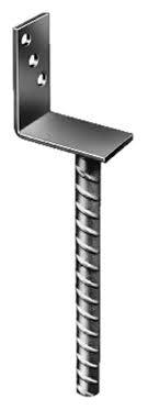 Support A Sceller Acier Galvanise Gris H 30 Cm X Section 90 X 90 Mm Leroy Merlin