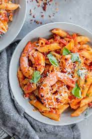 Arrabiata Pasta With Shrimp Recipe Spicy Pasta Pasta Recipes Spaghetti Recipes